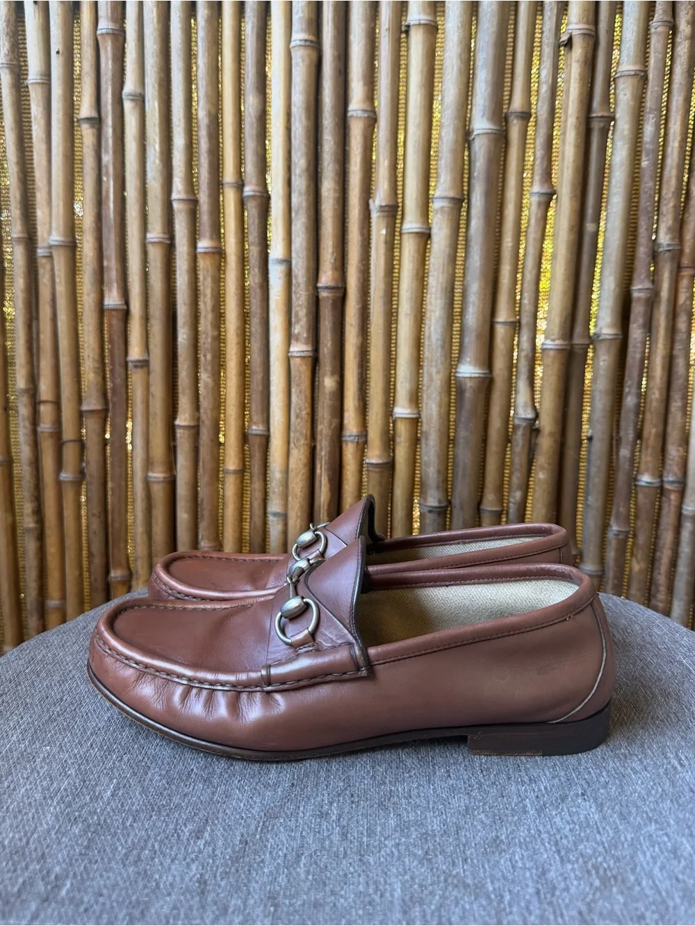 GUCCI men’s leather loafers